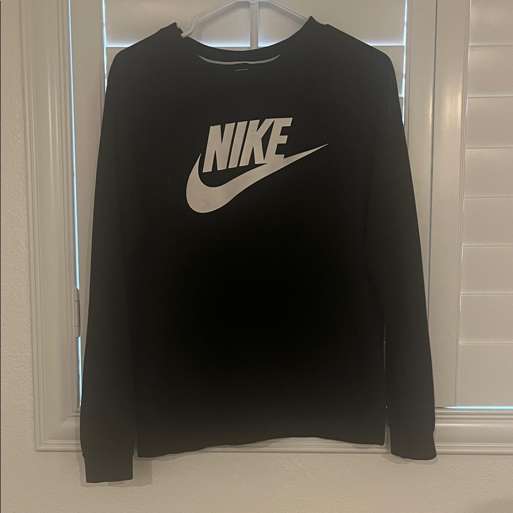 Nike Black and White Logo Sweatshirt